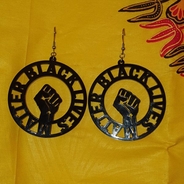 BLM Drop Earrings