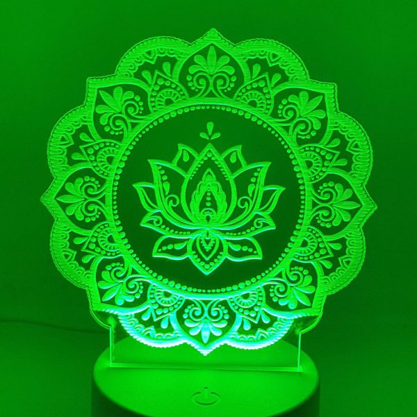 3D LED Lotus Lamp set - Image 7