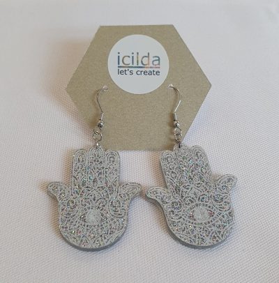 Hamsa Earrings - Image 2